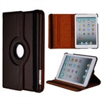 Super billigt iPad Mini 1 / iPad Mini 2 / iPad Mini 3 Roterende Etui - Brun